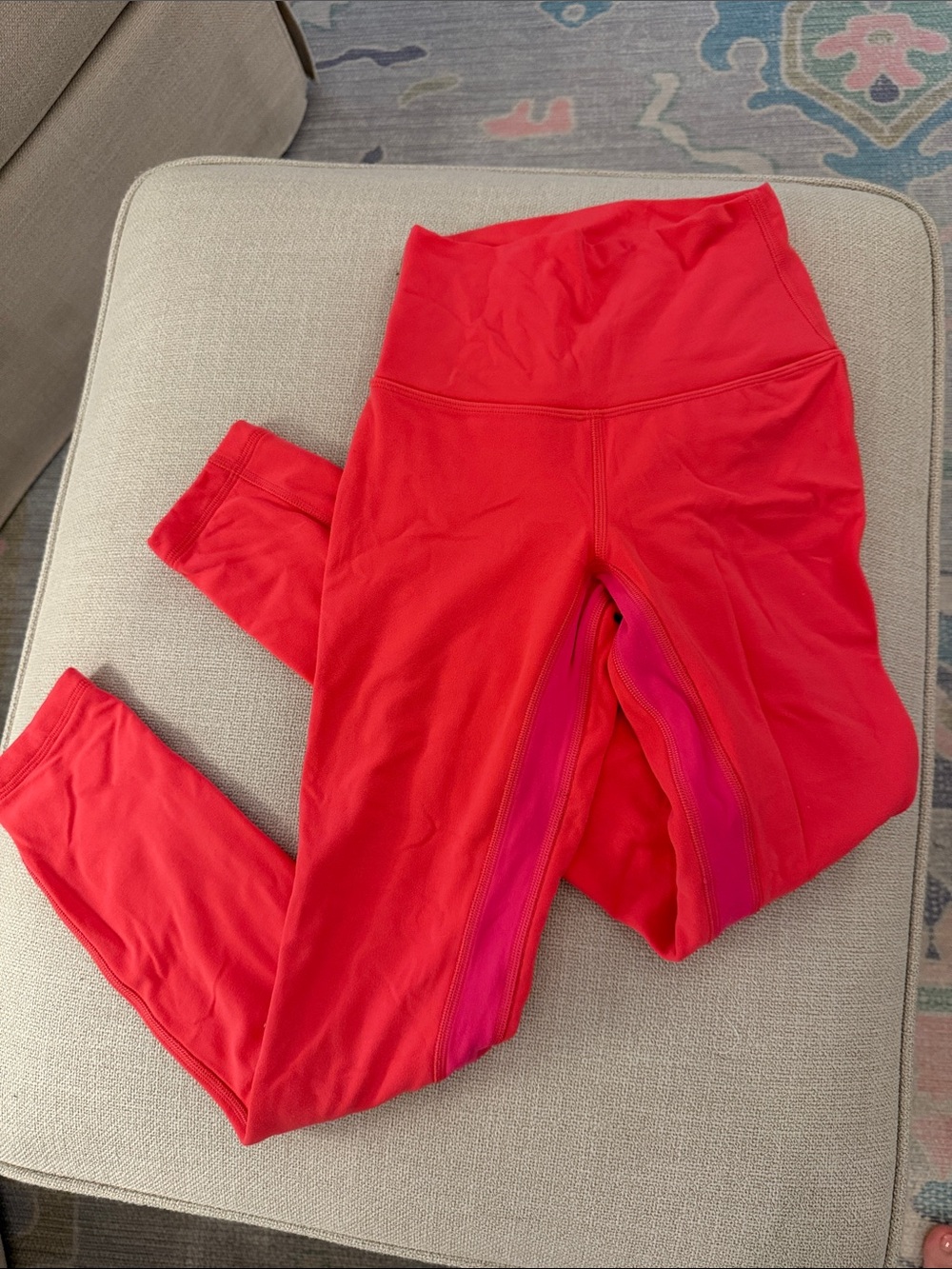 lululemon athletica Coral-Red Align Leggings
